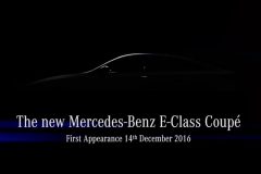 Mercedes-Benz E-Klasse Coupé 2017 (teaser) (4)