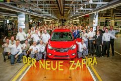 Opel Zafira 2016 (productiestart)