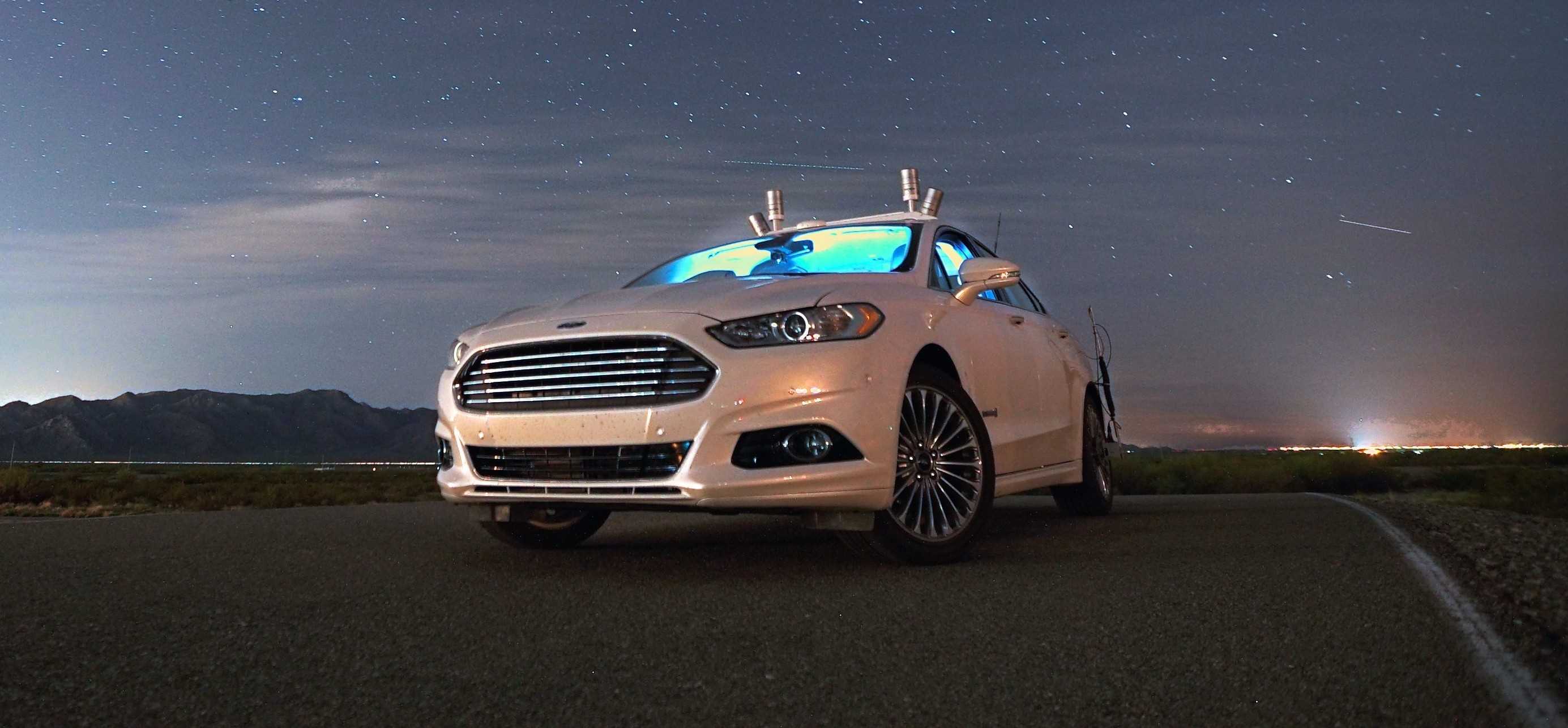 Ford Fusion Hybrid autonoom LiDAR 2016