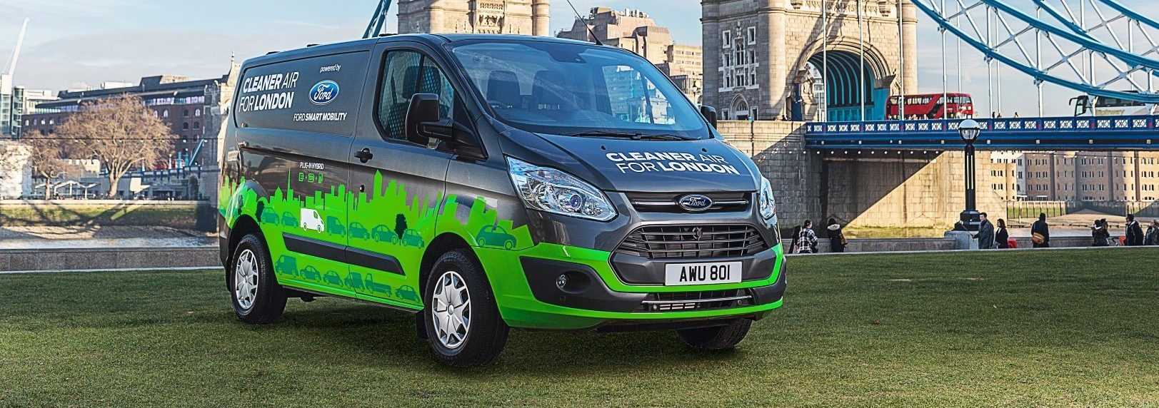 Ford Transit Custom PHEV 2017 (Londen test)