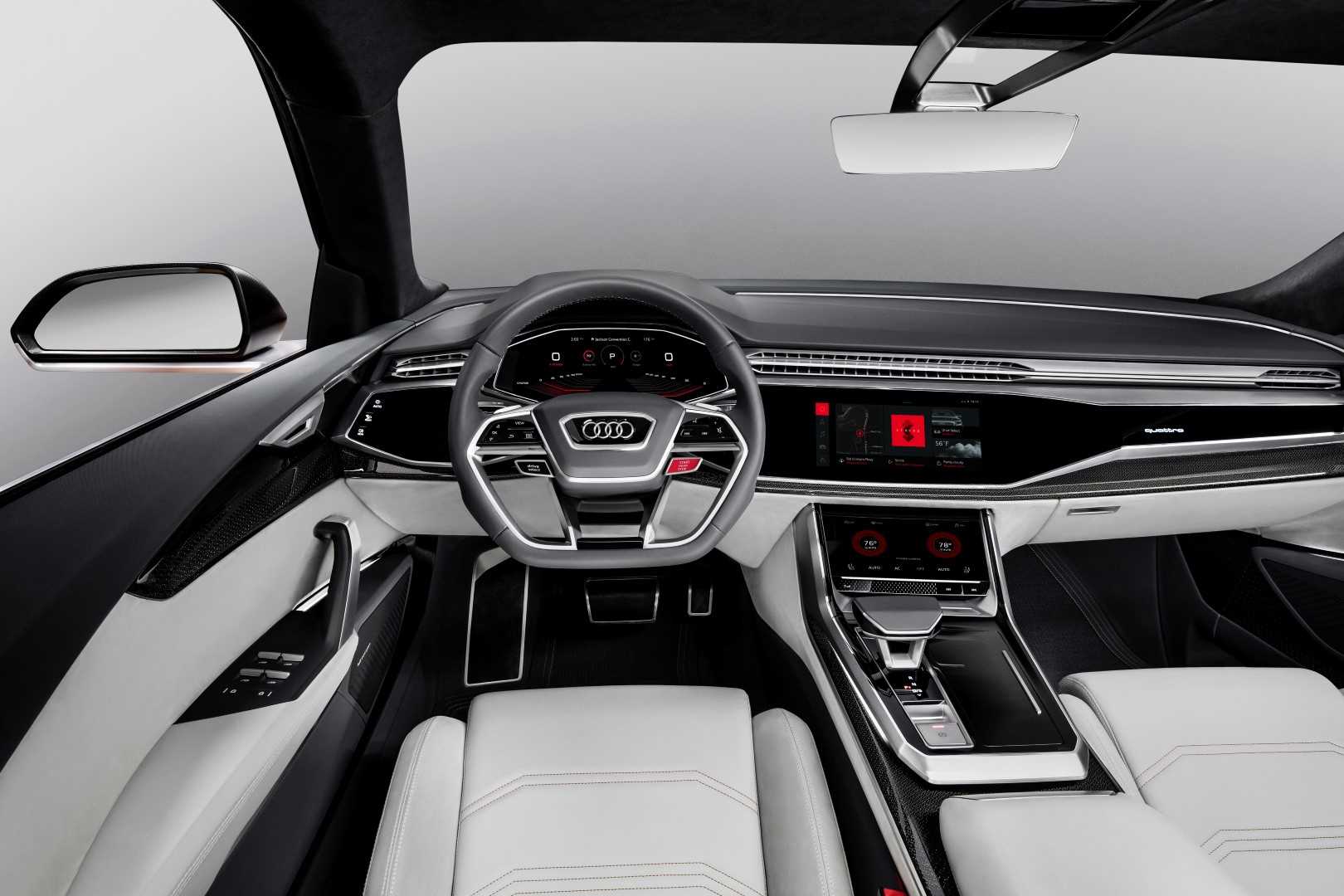 Audi Q8 sport concept 2017 Android OS