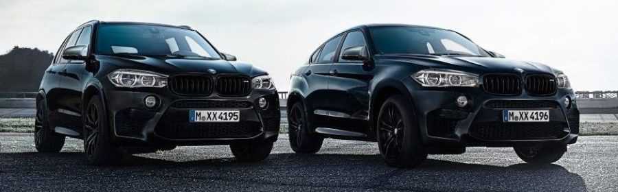 BMW X5 M en X6 M Black Fire Edition 2017