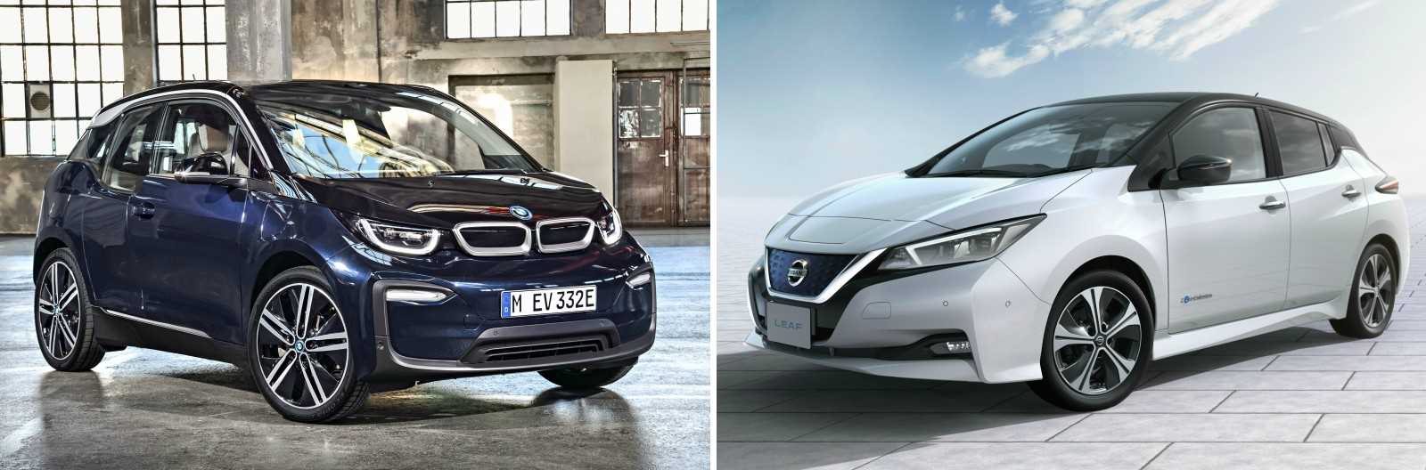 BMW i3 2017 vs. Nissan Leaf 2017 (vergelijking)