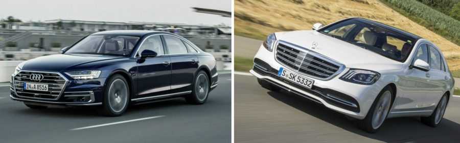 Audi A8 vs. Mercedes-Benz S-Klasse Limousine 2018 (vergelijking)