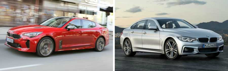 Kia Stinger vs. BMW 4 Serie Gran Coupé 2017 (vergelijking)