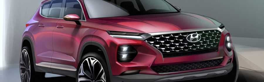Hyundai Santa Fe 2018 (schets)
