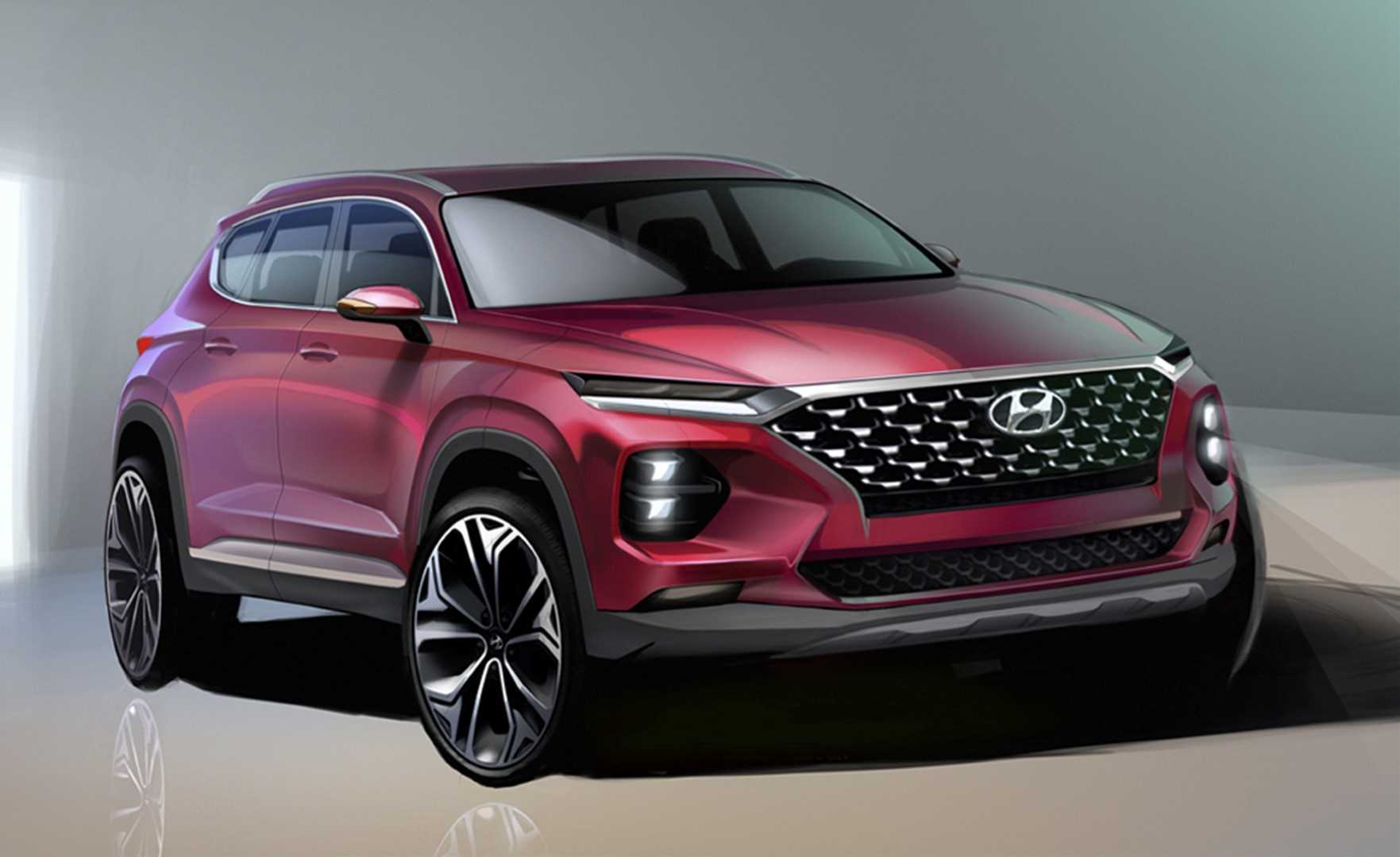 Hyundai Santa Fe 2018 (schets)