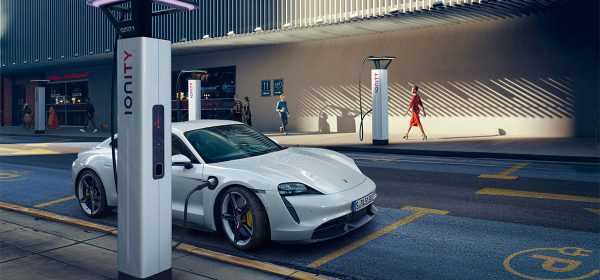 snelladen auto Ionity Porsche Taycan