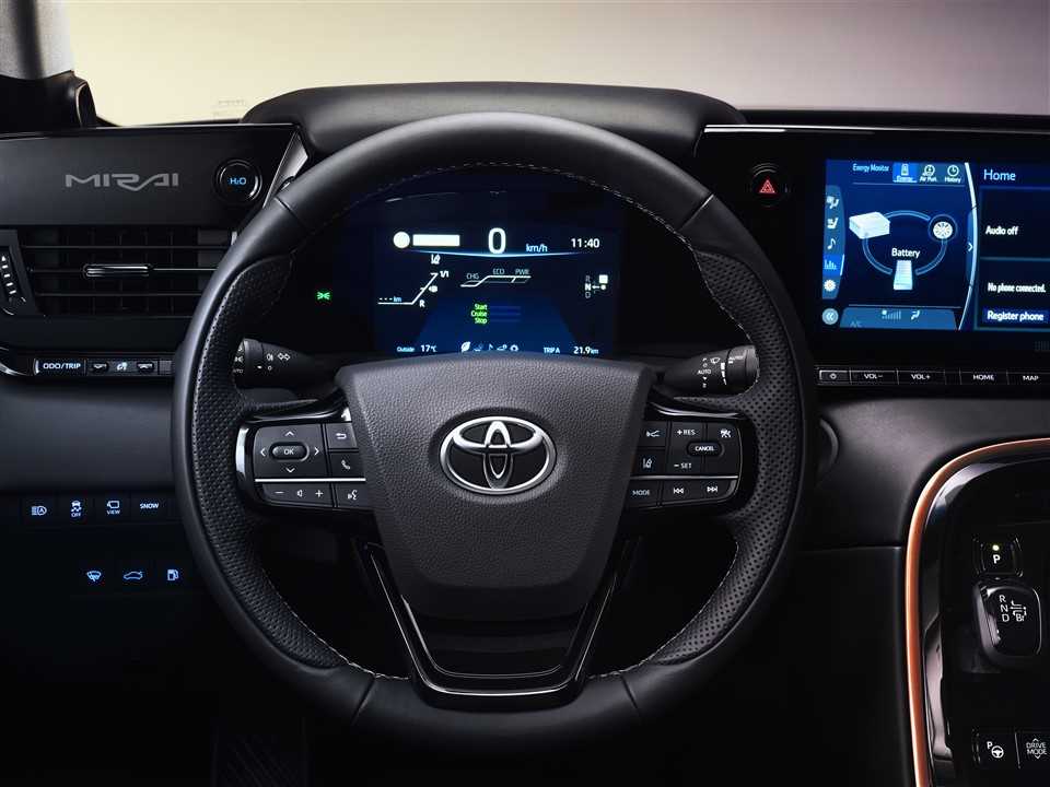 Toyota Mirai dashboard