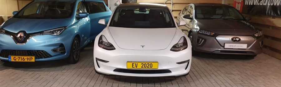 EV van het Jaar 2020 Tesla Model 3