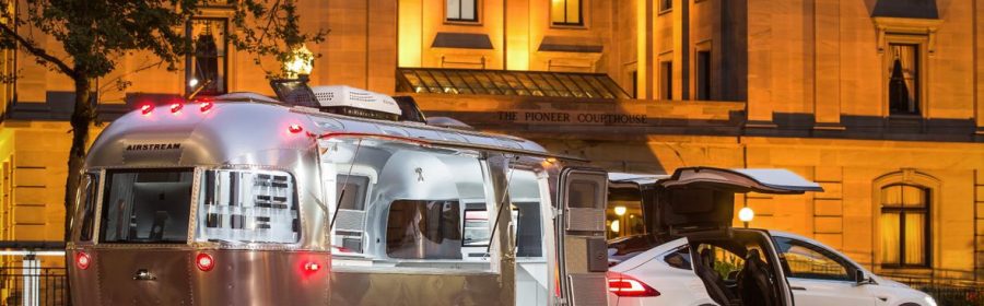 Tesla Model X elektrische auto caravan