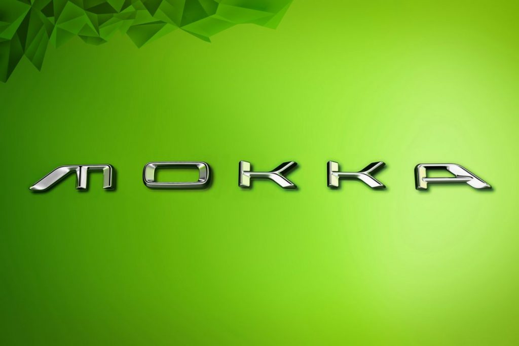 groen logo, Mokka, opel