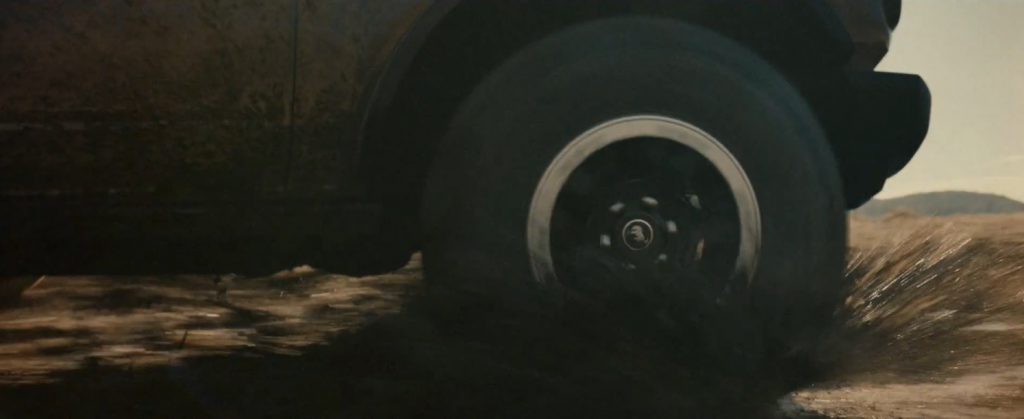 Ford Bronco spyshot wheel