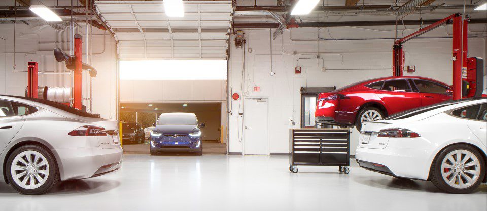 Tesla garage