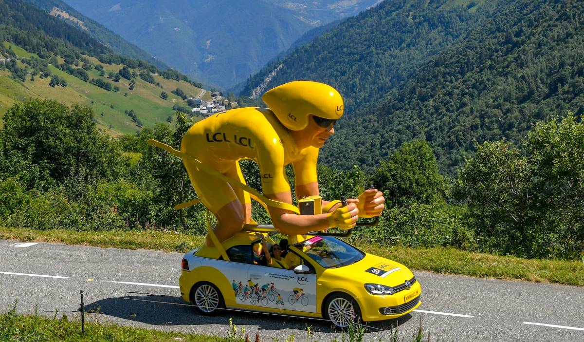 Tour de France voiture publicitaire