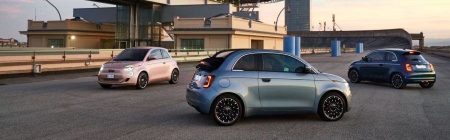 Fiat 500e trio