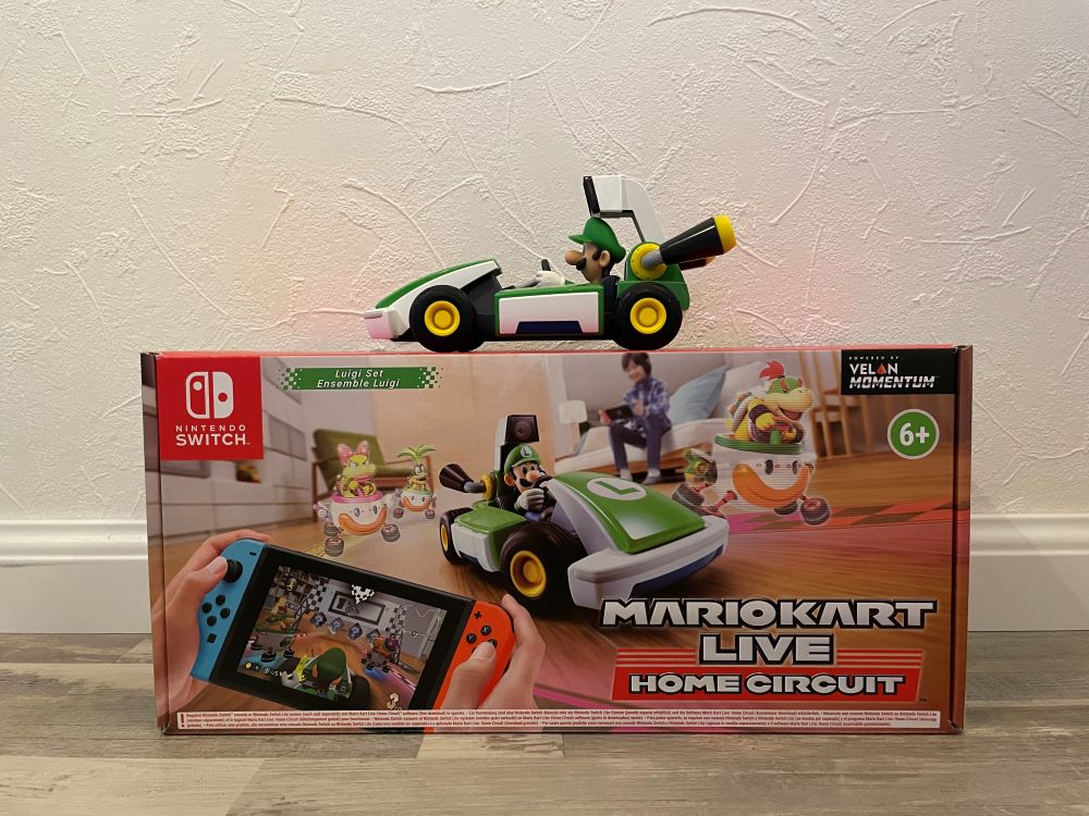 Mario Kart Live Home Circuit, witte muur