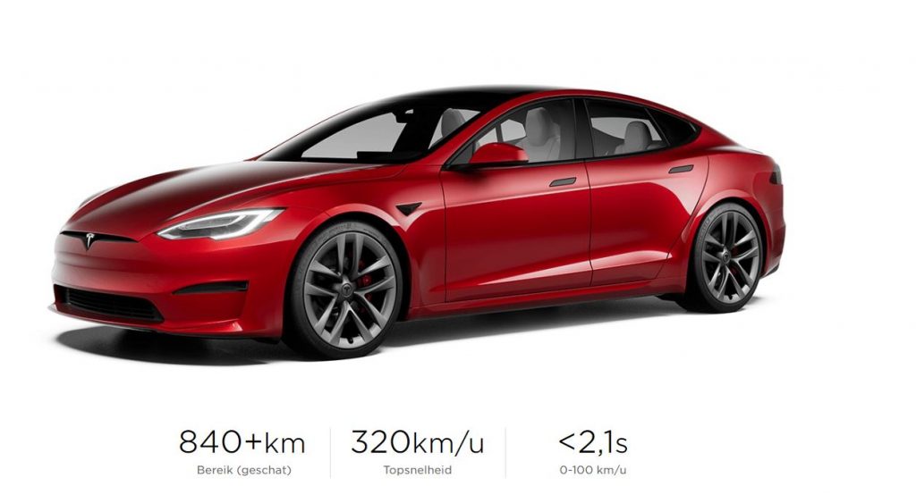 Tesla Model S 2021 Plaid +