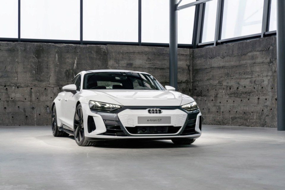 Audi e-Tron GT front