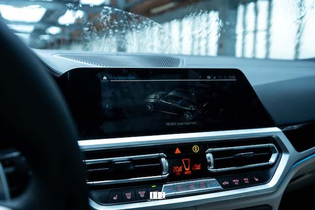 BMW 3-serie infotainmentscherm