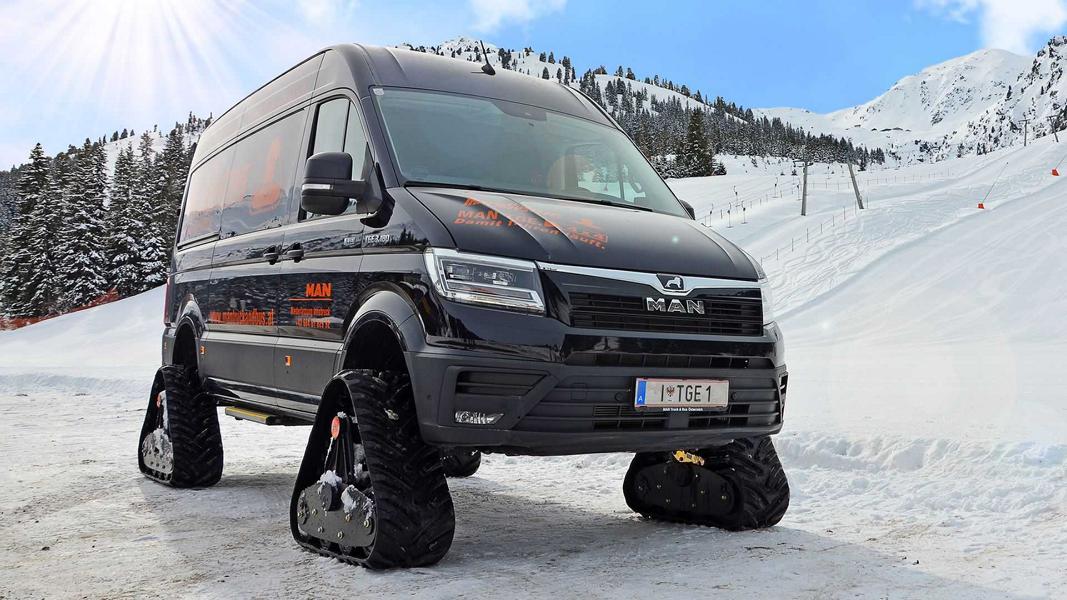 MAN TGE 4x4 Combi Sneeuw