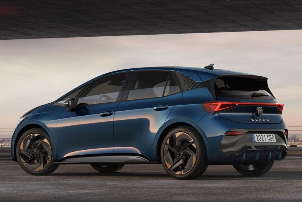 blauwe Cupra Born 2021 