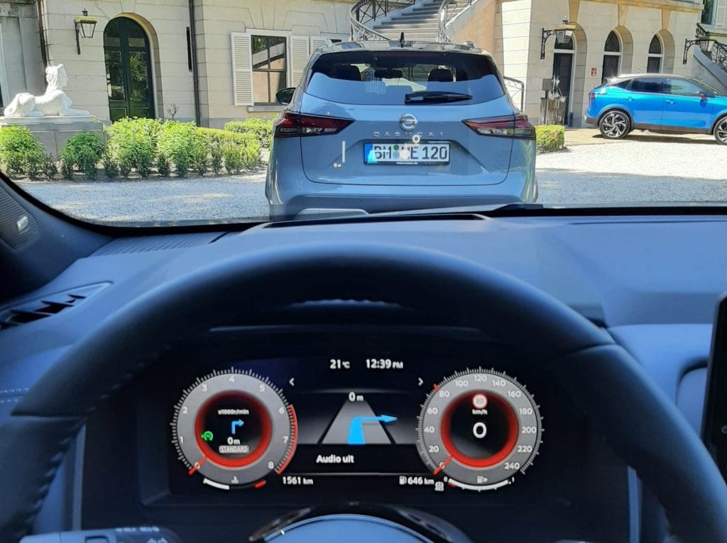 Head-up-display Nissan Qashqai