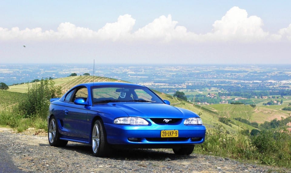 Mustang op vakantie