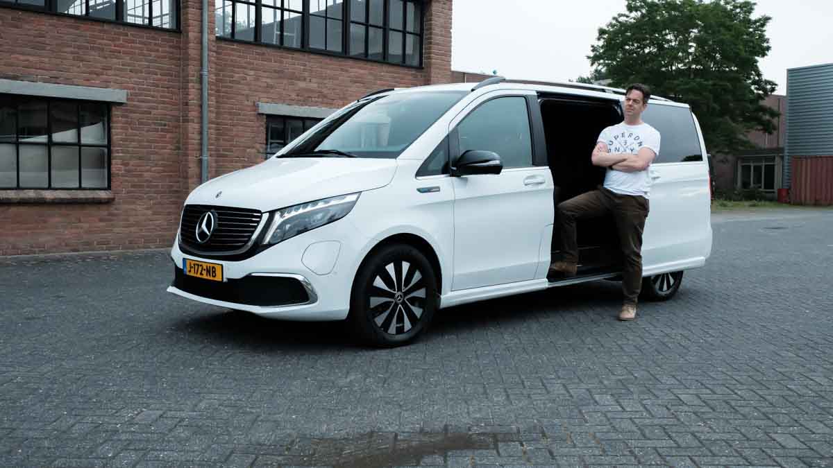 Mercedes EQV rijtest