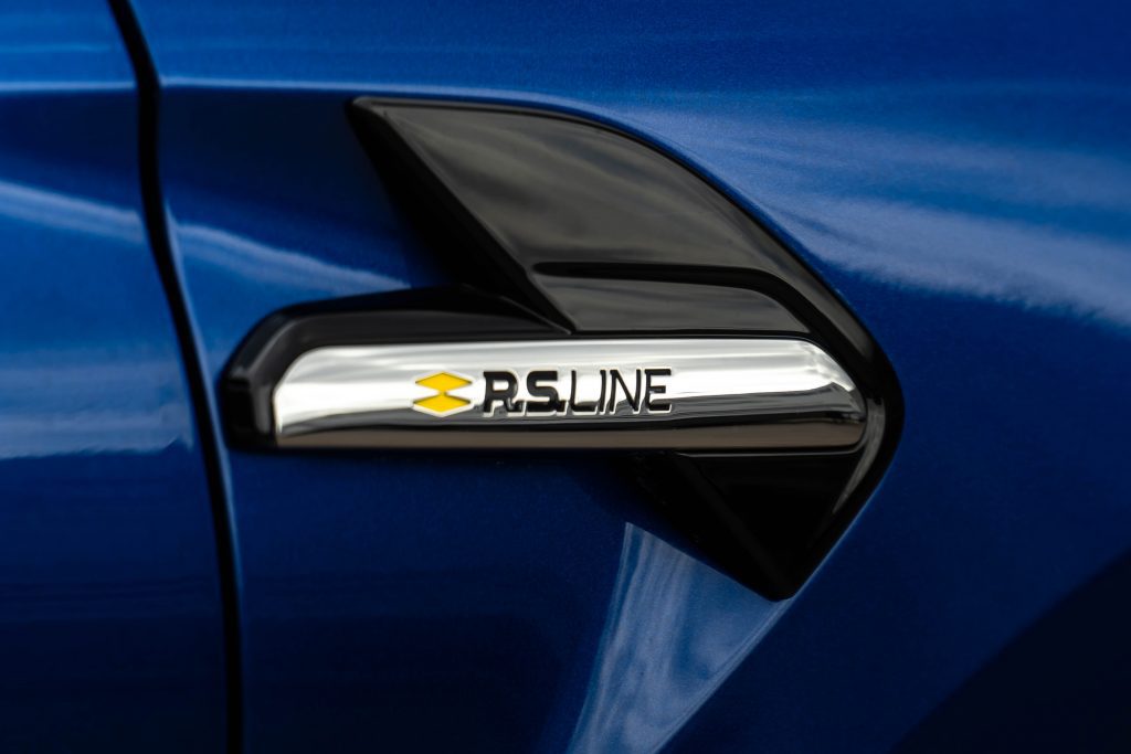 De R.S. Line details van de Captur