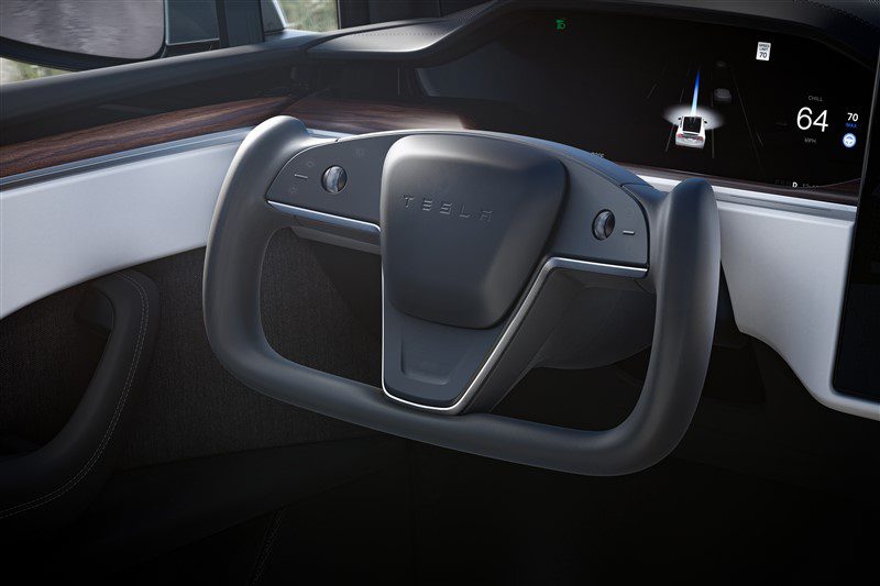Yoke stuur Tesla Model S en Tesla Model X