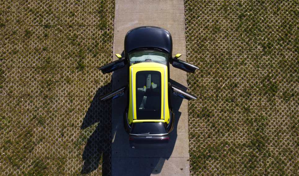 smart #1 van bovenaf