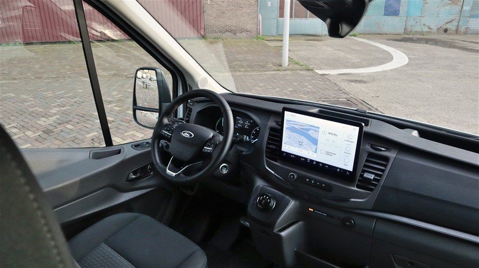 Net interieur van de E-Transit