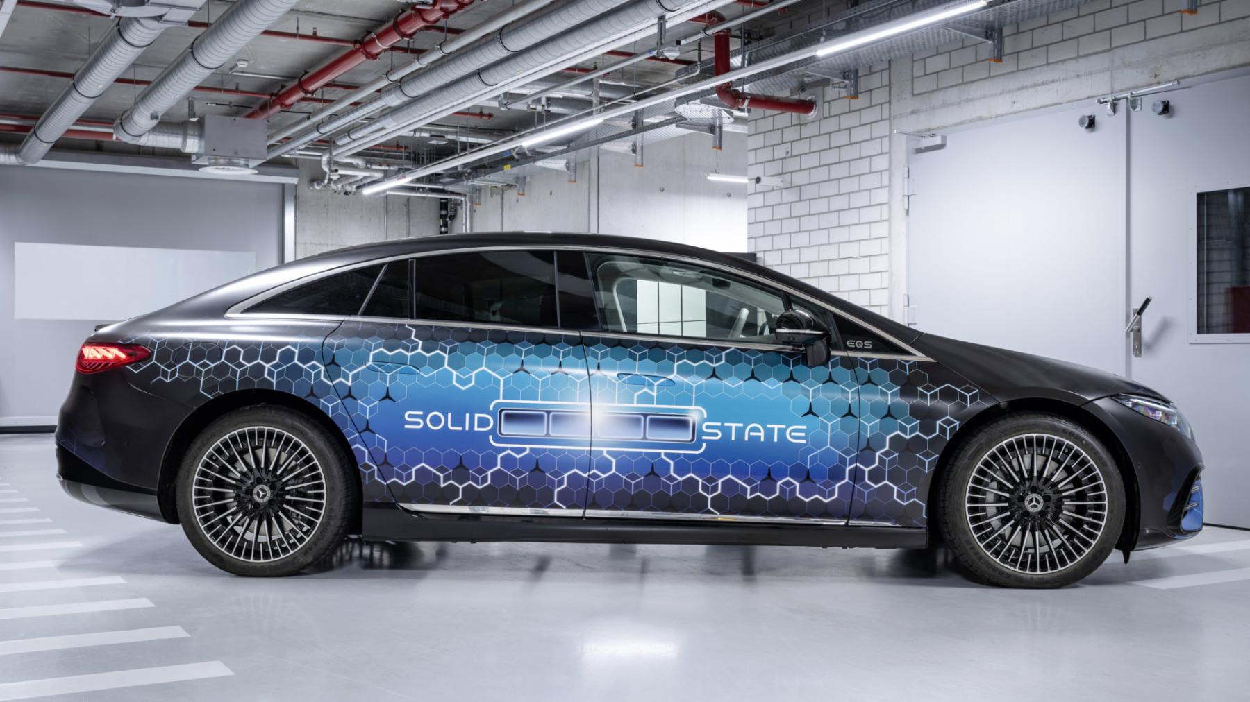 Mercedes-Benz test een revolutionaire solid-state accu, ontwikkeld met Formule 1-technologie
