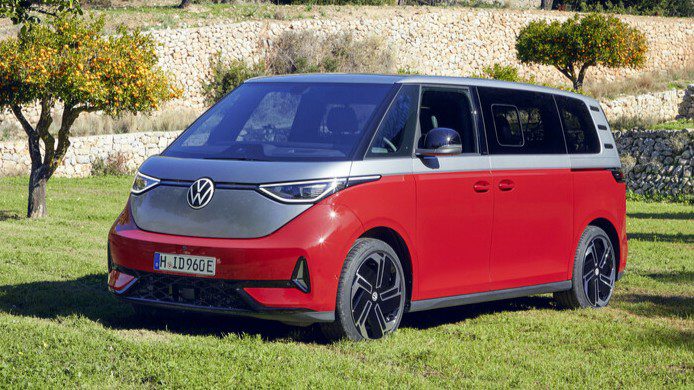 Volkswagen ID.Buzz GTX rood zilver
